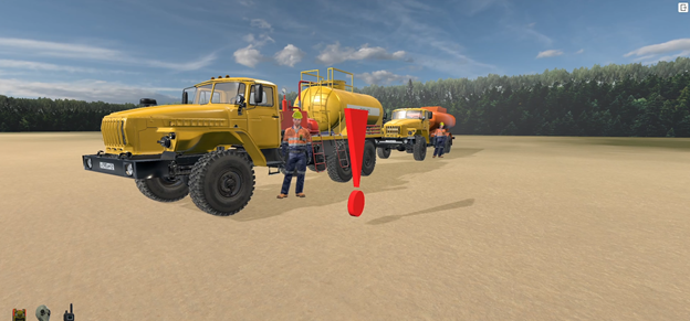 Тренажер Имитация процесса промывки скважины 1