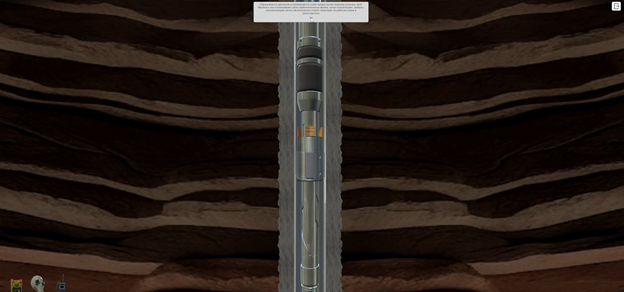 Тренажер Имитация процесса ремонтно-изоляционных работ в скважине 3
