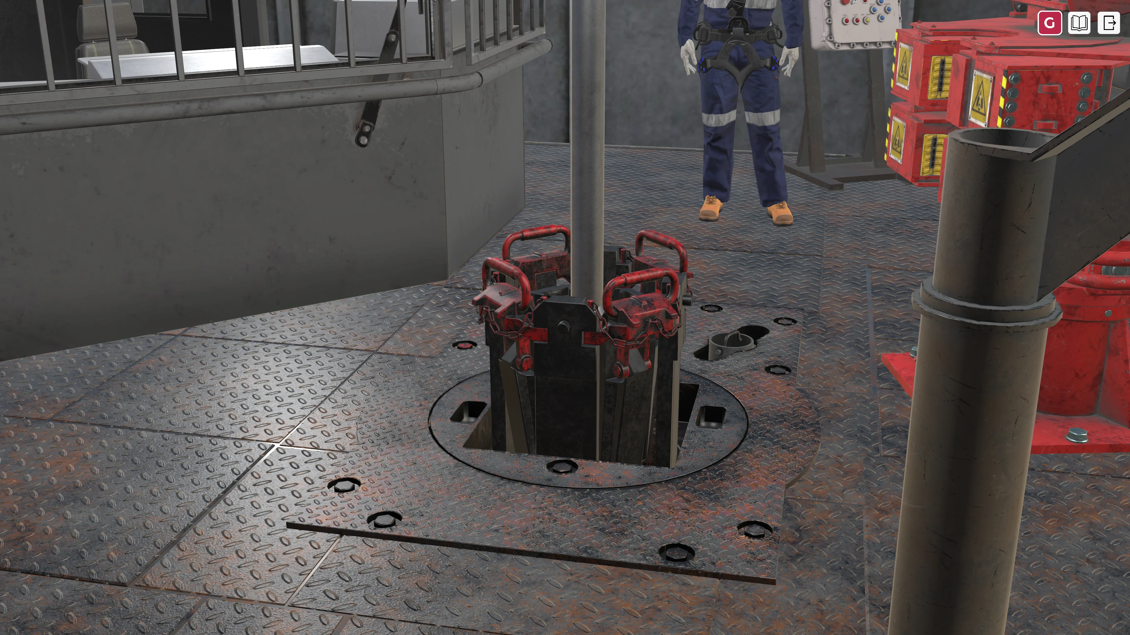 Тренажер Промышленная безопасность на буровой установке 11