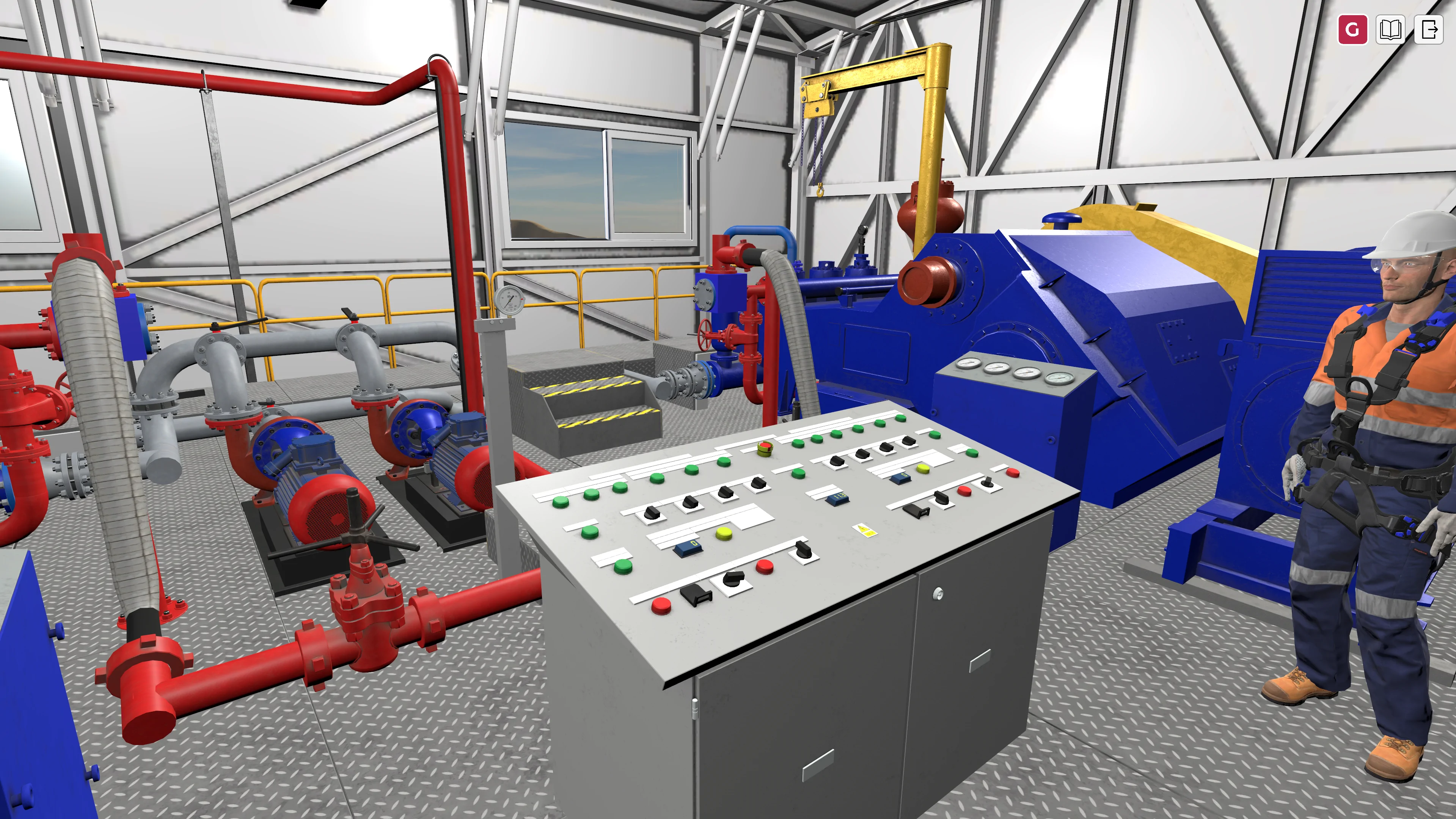 Тренажер Промышленная безопасность на буровой установке 7