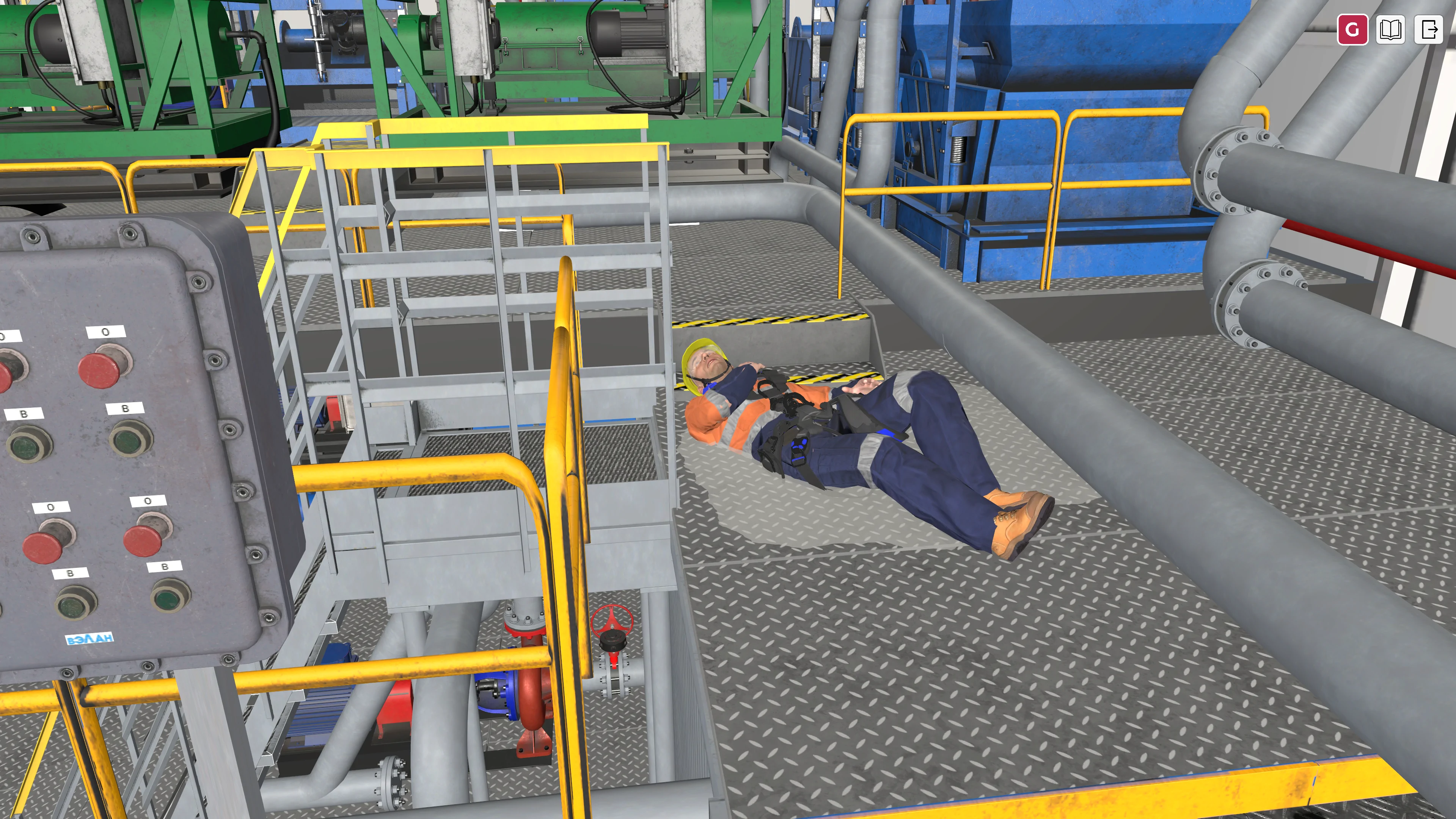 Тренажер Промышленная безопасность на буровой установке 6